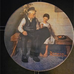 Norman Rockwell Plate, The Lighthouse Keeper's Daughter